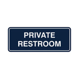 Signs ByLITA Standard Private Restroom Sign