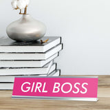 Girl Boss Novelty Desk Sign