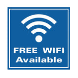 FREE WIFI AVAILABLE Wall / Door Sign