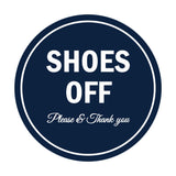 Signs ByLITA Circle Shoes off Please Thank you Sign