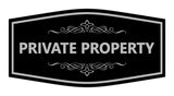 Signs ByLITA Fancy Private Property Sign
