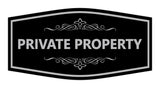 Signs ByLITA Fancy Private Property Sign
