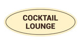 Signs ByLITA Oval Cocktail Lounge Sign
