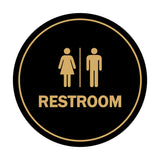 Signs ByLITA Circle All Gender Restroom Sign