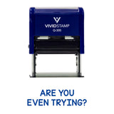 Are You Even Trying? Teacher Stamp