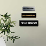 Signs ByLita Standard Private Residence Sign