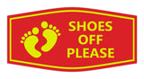 Signs ByLITA Fancy Shoes Off Please Remove Sign