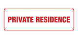 Signs ByLita Standard Private Residence Sign
