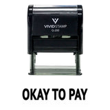 Okay To Pay Self Inking Rubber Stamp