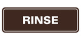 Signs ByLITA Standard Rinse Sign