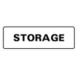 Standard Storage Sign