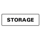 Standard Storage Sign