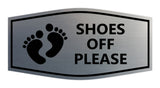 Signs ByLITA Fancy Shoes Off Please Remove Sign