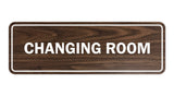 Walnut Signs ByLITA Standard Changing Room Sign