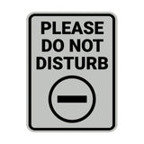Portrait Round Please Do Not Disturb Wall or Door Sign