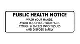 Signs ByLITA Standard Public Health Notice Wash Your Hands Sign