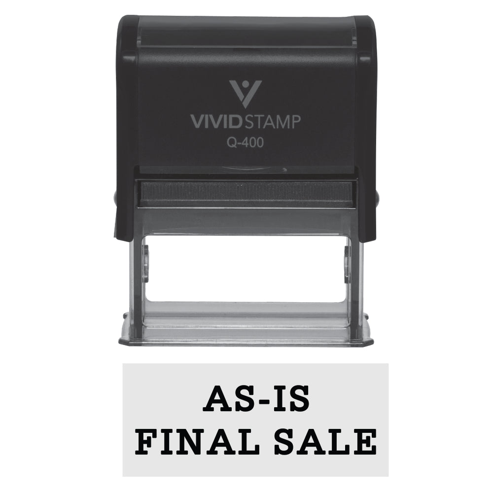 AS-IS FINAL SALE Self-Inking Office Rubber Stamp