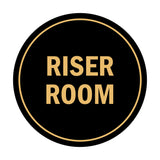 Signs ByLITA Circle Riser Room Sign