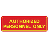 Standard Authorized Personnel Only Sign