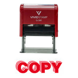 Copy Self Inking Rubber Stamp - Copy Stacked Design
