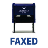 Simple FAXED Self-Inking Office Rubber Stamp