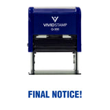 Final Notice! Office Self Inking Rubber Stamp
