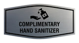Fancy Complimentary Hand Sanitizer Sign