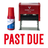 Classic Past Due Self Inking Rubber Stamp Combo With Refill