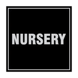 Signs ByLITA Square Nursery Sign with Adhesive Tape, Mounts On Any Surface, Weather Resistant, Indoor/Outdoor Use