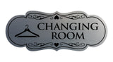 Signs ByLITA Designer Changing Room Sign with Adhesive Tape, Mounts On Any Surface, Weather Resistant, Indoor/Outdoor Use