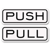 Classic Horizontal Push Pull Door Sign