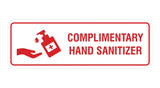 Signs ByLITA Standard Complimentary Hand Sanitizer Sign