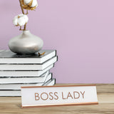 Boss Lady Novelty Desk Sign