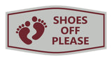 Signs ByLITA Fancy Shoes Off Please Remove Sign