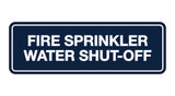 Signs ByLITA Standard Fire Sprinkler Water Shut-Off Sign