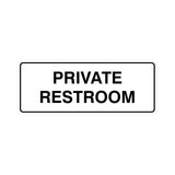 Signs ByLITA Standard Private Restroom Sign