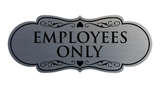Designer EMPLOYEES ONLY Sign
