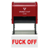 FUCK OFF Self-Inking Office Rubber Stamp