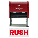 RUSH Self-Inking Office Rubber Stamp
