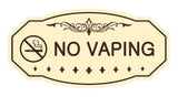 Victorian No Vaping Sign