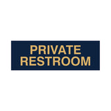 Basic Private Restroom Door / Wall Sign