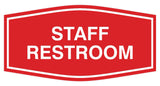Signs ByLITA Fancy Staff Restroom Sign