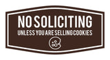 Fancy No Soliciting (Unless You Are Selling Cookies) Wall or Door Sign