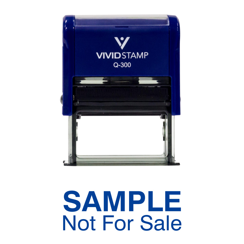 Sample Not For Sale Self Inking Rubber Stamp
