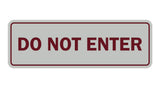 Signs ByLITA Standard Do Not Enter Sign