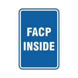 Portrait Round Facp Inside Sign
