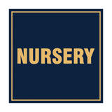 Signs ByLITA Square Nursery Sign with Adhesive Tape, Mounts On Any Surface, Weather Resistant, Indoor/Outdoor Use