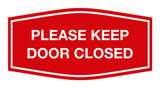 Signs ByLITA Fancy Please Keep Door Closed Sign