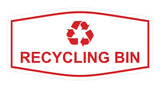 Fancy Recycling bin Wall or Door Sign