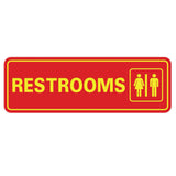 Standard Restrooms Sign